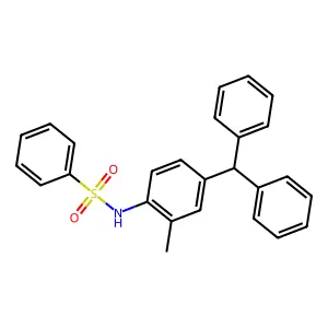 Carbamic acid, dibutylthio-, S-benzyl ester structure