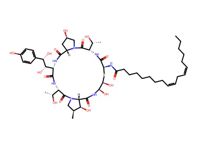 Echinocandin B structure