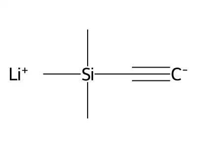 Lithium (trimethylsilyl)acetylide structure