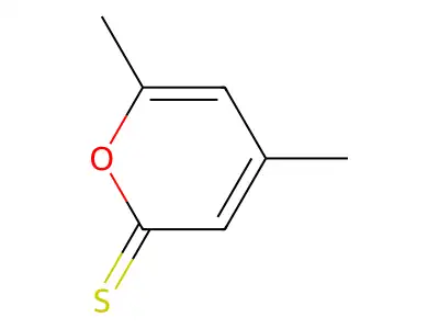 4,6-dimethyl-2H-pyran-2-thione structure