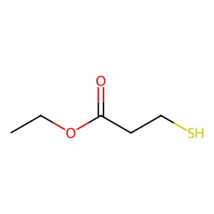 Ethyl 3-mercaptopropionate structure