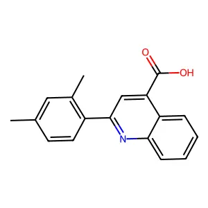 2-(2,4-Dimethylphenyl)quinoline-4-carboxylate structure