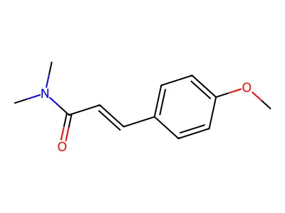 3-(4-methoxyphenyl)-N,N-dimethylprop-2-enamide structure