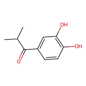 1-(3,4-Dihydroxyphenyl)-2-methyl-1-propanone structure