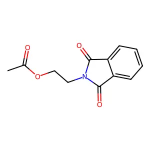 1H-Isoindole-1,3(2H)-dione, 2-(2-(acetyloxy)ethyl)- structure