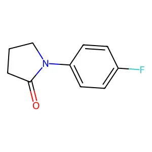 1-(4-Fluorophenyl)-2-pyrrolidinone structure