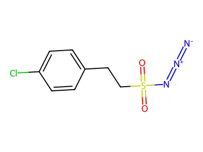 2-(4-chlorophenyl)-N-diazoethanesulfonamide structure