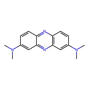 Phenazine, 3,7-bis(dimethylamino)- structure