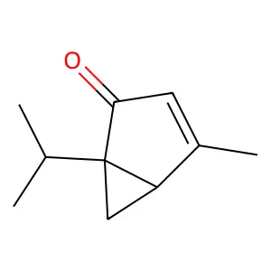 (1R,5S)-4-Methyl-1-(1-methylethyl)bicyclo(3.1.0)hex-3-en-2-one structure