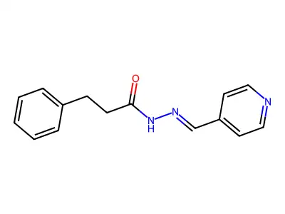 3-Phenyl-N'-[(E)-(pyridin-4-yl)methylidene]propanehydrazide structure