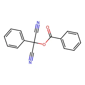 alpha,alpha-Dicyanobenzyl benzoate structure
