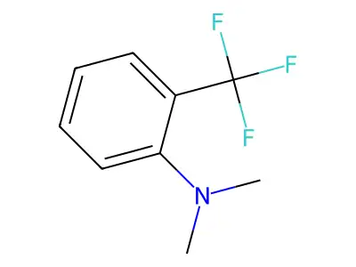 N,N-dimethyl-2-(trifluoromethyl)aniline structure