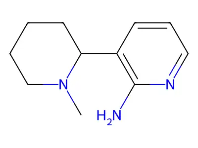 3-(1-Methylpiperidin-2-yl)pyridin-2-amine structure