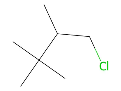 1-Chloro-2,3,3-trimethylbutane structure