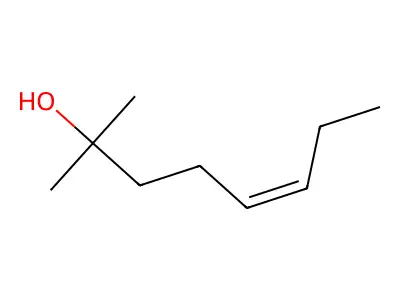 5-Octen-2-ol,2-methyl-, (E)-(9CI) structure