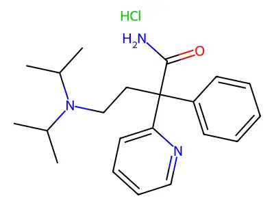 Disopyramide Monohydrochloride structure