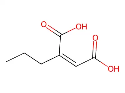 2-Propylbut-2-enedioic acid structure
