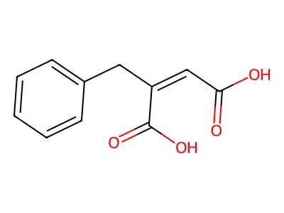 2-Benzylbut-2-enedioic acid structure