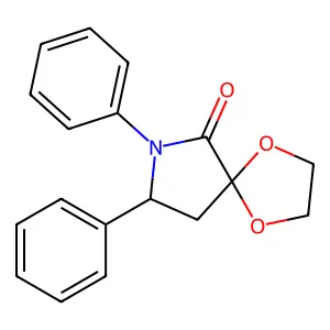 7,8-Diphenyl-1,4-dioxa-7-azaspiro[4.4]nonan-6-one structure