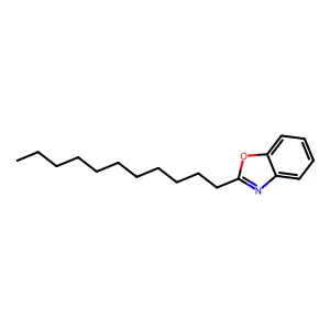 2-Undecyl-1,3-benzoxazole structure
