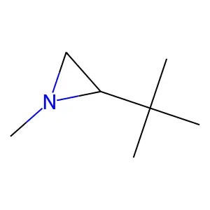 2-Tert-butyl-1-methylaziridine structure