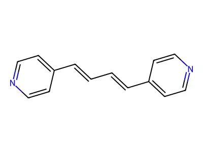 4-(4-Pyridin-4-ylbuta-1,3-dienyl)pyridine structure