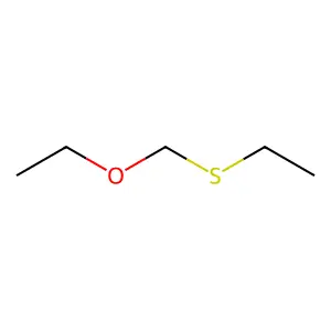 Ethane, ((ethoxymethyl)thio)- structure