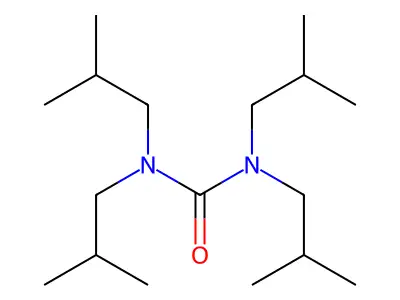 Tetraisobutyl-urea structure