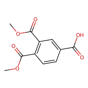 3,4-Bis(methoxycarbonyl)benzoic acid structure