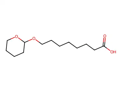 8-(Tetrahydro-2H-pyran-2-yloxy)octanoic acid structure