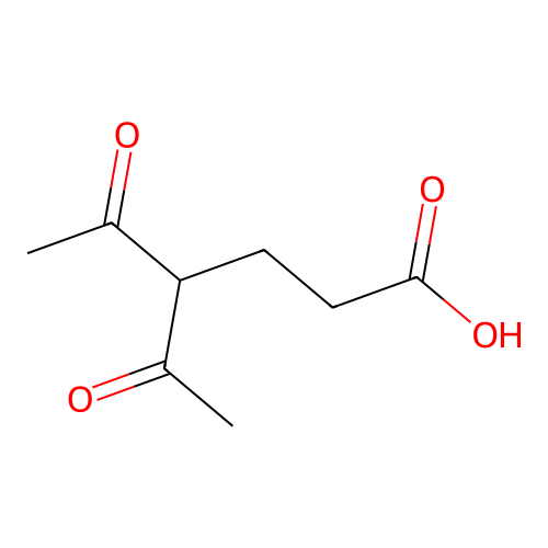 4-Acetyl-5-oxohexanoic acid structure