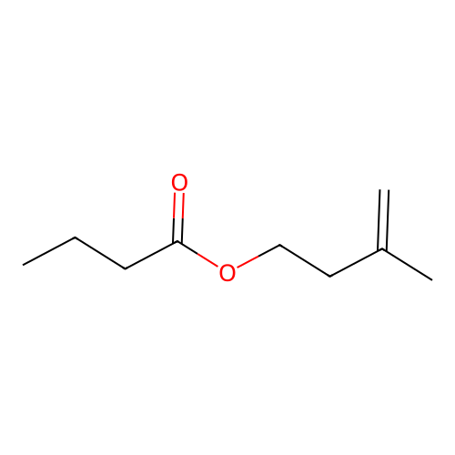 3-Methyl-3-butenyl butanoate structure