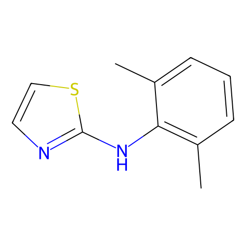 N-(2,6-二甲基苯基)-1,3-噻唑-2-胺 structure