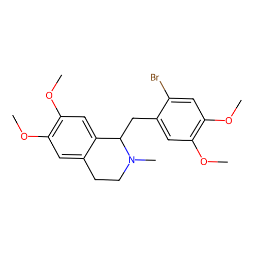 DL-6'-Bromolaudanosine structure