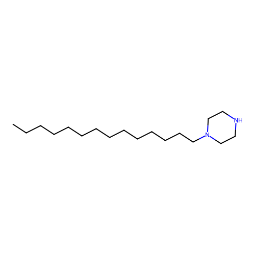 1-Tetradecylpiperazine structure