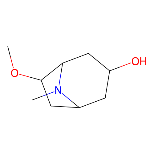 8-Azabicyclo[3.2.1]octan-3-ol, 6-methoxy-8-methyl- structure