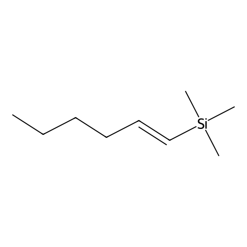 (1E)-1-Hexen-1-yltrimethylsilane structure