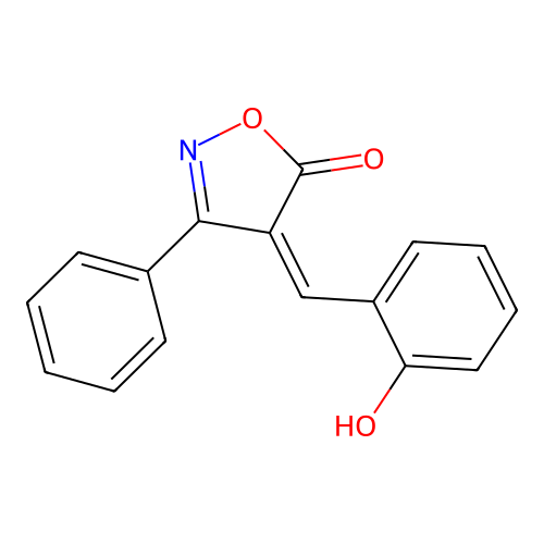 4-[(2-Hydroxyphenyl)methylidene]-3-phenyl-1,2-oxazol-5-one structure
