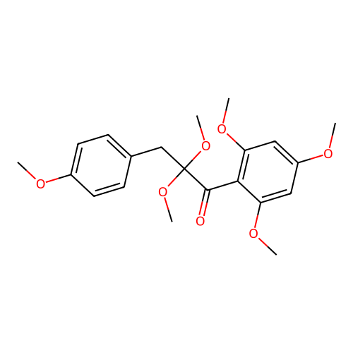 1-Propanone, 2,2-dimethoxy-3-(4-methoxyphenyl)-1-(2,4,6-trimethoxyphenyl)- structure