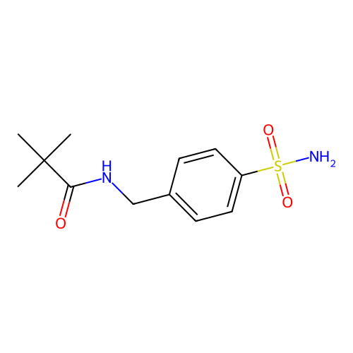 N-(4-Sulfamoylbenzyl)Pivalamide structure