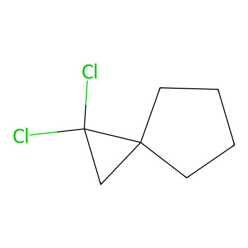 Spiro[2.4]heptane, 1,1-dichloro- structure