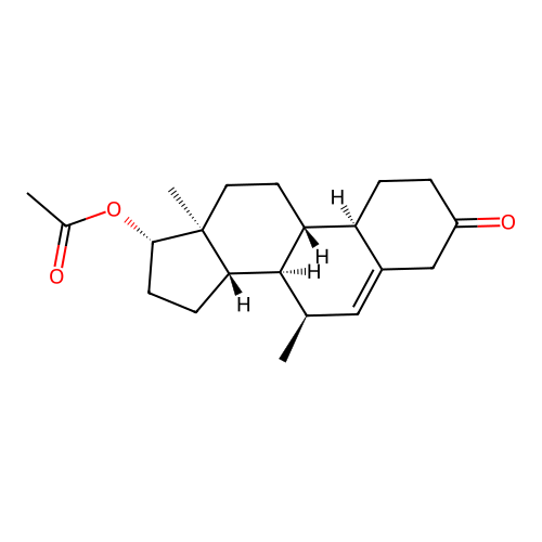 17beta-Hydroxy-7alpha-methylestr-5-en-3-one acetate structure