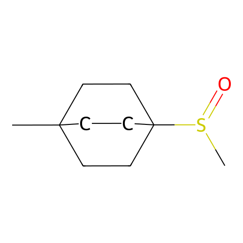 Bicyclo[2.2.2]octane, 1-methyl-4-(methylsulfinyl)- structure