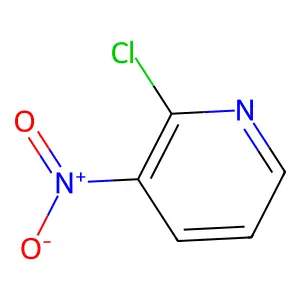 2-Chloro-3-nitropyridine structure