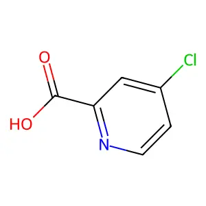 4-Chloropyridine-2-carboxylic acid structure