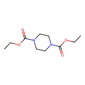 1,4-哌嗪二羧酸二乙酯 structure