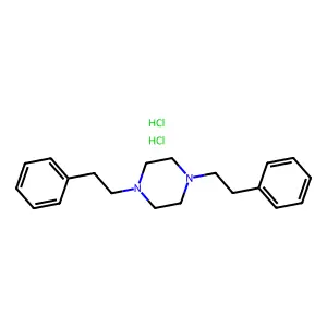 1,4-Diphenethylpiperazine dihydrochloride structure