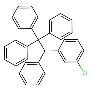 1-Chloro-3-(1,2,2,2-tetraphenylethyl)benzene structure