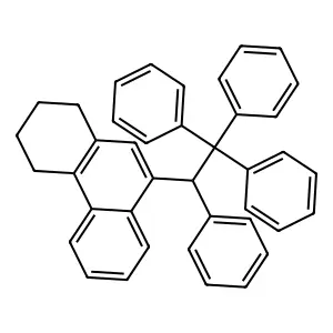 9-(1,2,2,2-Tetraphenylethyl)-1,2,3,4-tetrahydrophenanthrene structure