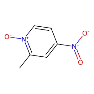 2-甲基-4-硝基吡啶1-氧化物 structure